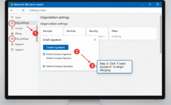 So ändern Sie die Microsoft Outlook Signatur in Ihrem Tenant