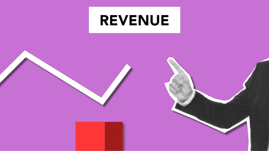 Illustration representing businessman with index finger up showing increase of incomes on graph on purple background